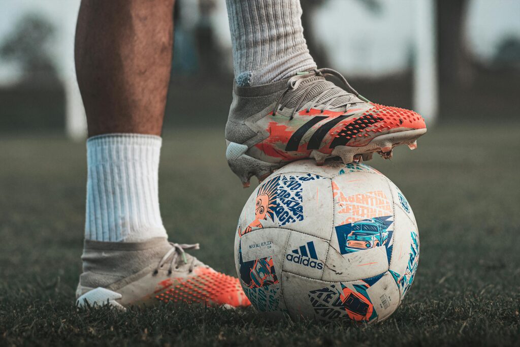 adidas voetbal en voetbal schoen